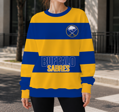 SPECIAL EDITION - NEW CUSTOMIZED NHL28 BFS BUFFALO SABRES UNISEX SWEATSHIRT