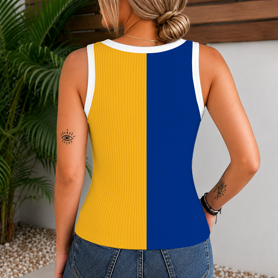 [SUPER SALE] NEW CUSTOMIZED NHL28 BFS BUFFALO SABRES WOMEN'S V-NECK TANK TOP
