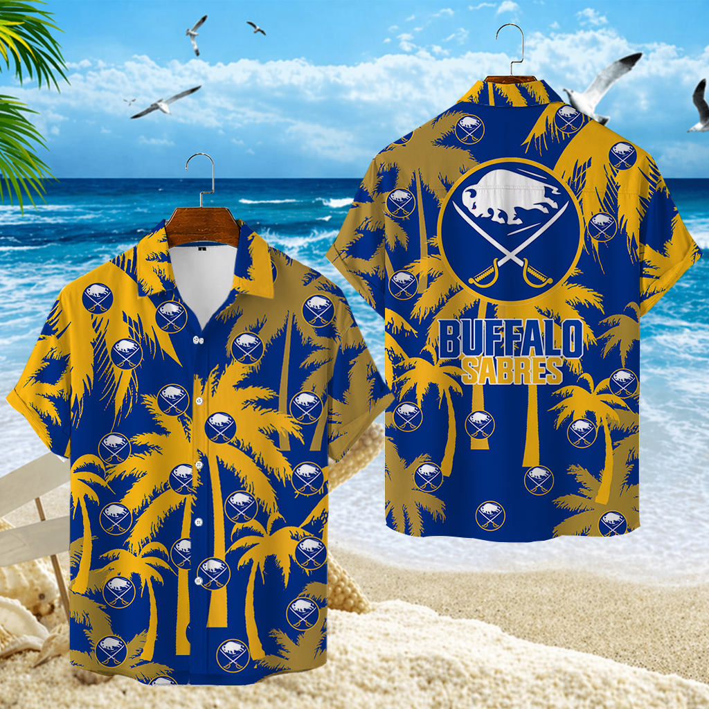 LIMITED EDITION - NEW CUSTOMIZED NHL28 BFS BUFFALO SABRES UNISEX HAWAIIAN SHIRT
