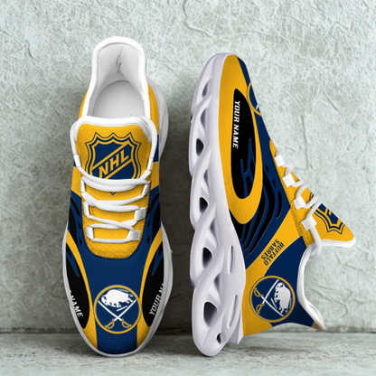 [SUPER SALE ] NEW CUSTOMIZED NHL28 BFS BUFFALO SABRES MAX SOUL SHOES