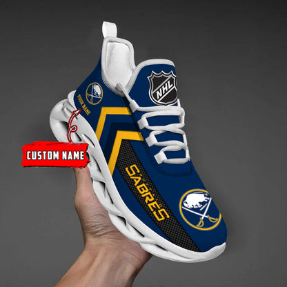 [SUPER SALE ] NEW CUSTOMIZED NHL28 BFS BUFFALO SABRES MAX SOUL SHOES