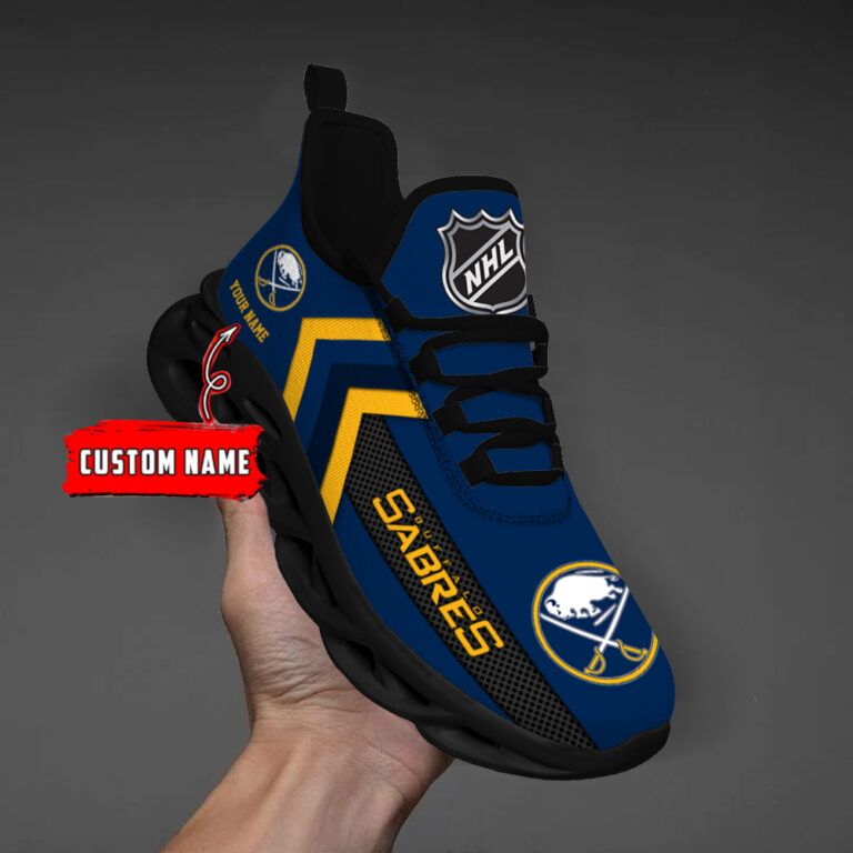 [SUPER SALE ] NEW CUSTOMIZED NHL28 BFS BUFFALO SABRES MAX SOUL SHOES