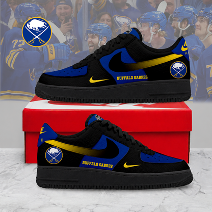ELITE EDITION - NEW CUSTOMIZED NHL28 BFS BUFFALO SABRES AF1 SHOES