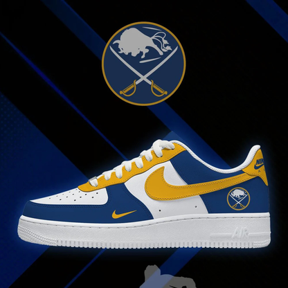 LIMITED EDITION - NEW CUSTOMIZED NHL28 BFS BUFFALO SABRES AF1 SHOES