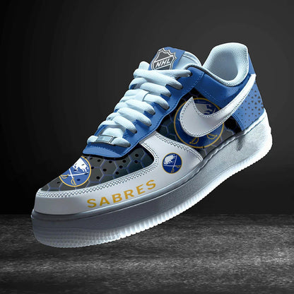 LIMITED EDITION - NEW CUSTOMIZED NHL28 BFS BUFFALO SABRES AF1 SHOES