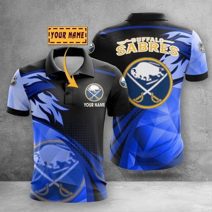 LIMITED EDITION - NEW CUSTOMIZED NHL28 BFS BUFFALO SABRES POLO SHIRT, ZIP POLO SHIRT & T-SHIRTS