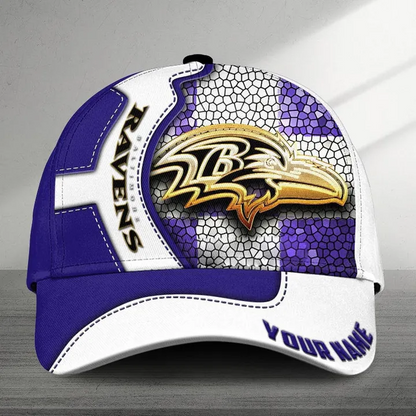 LIMITED EDITION - NEW CUSTOMIZED NFL28 BTR BALTIMORE RAVENS CLASSIC CAP