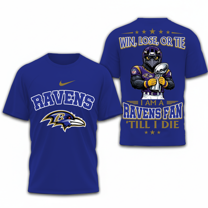 LIMITED EDITION - NEW CUSTOMIZED NFL28 BTR BALTIMORE RAVENS UNISEX T-SHIRT, POLO, HOODIE & JACKETS