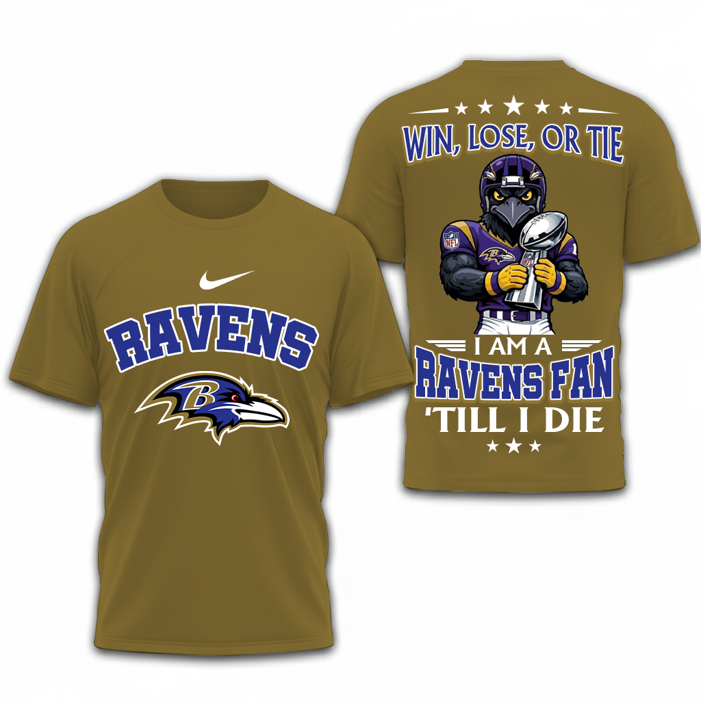 LIMITED EDITION - NEW CUSTOMIZED NFL28 BTR BALTIMORE RAVENS UNISEX T-SHIRT, POLO, HOODIE & JACKETS