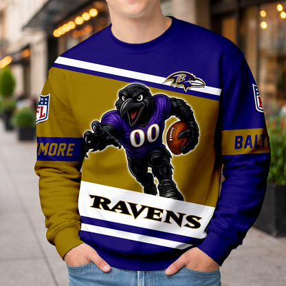 LIMITED EDITION - NEW CUSTOMIZED NFL28 BTR BALTIMORE RAVENS UNISEX T-SHIRT, POLO, HOODIE & JACKETS