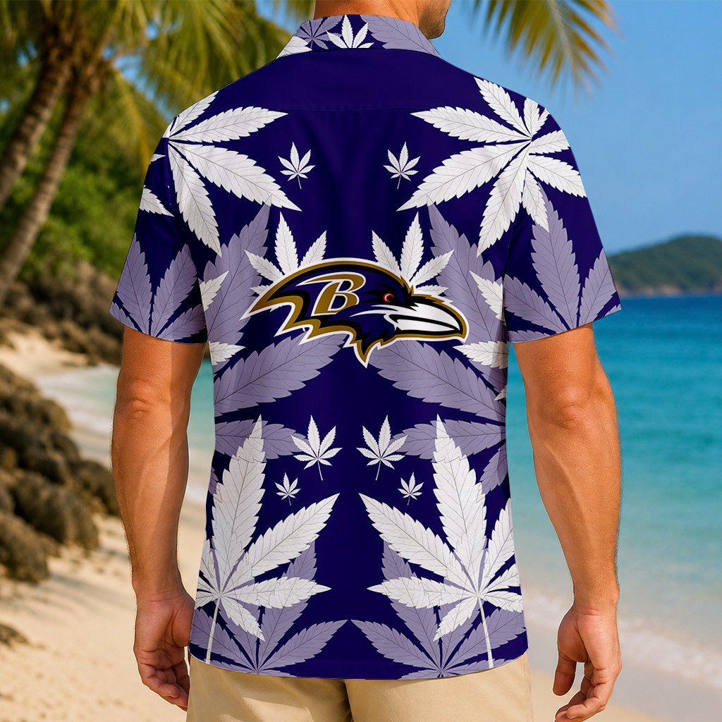 SPECIAL EDITION - NEW CUSTOMIZED NFL28 BTR BALTIMORE RAVENS UNISEX HAWAIIAN SHIRT