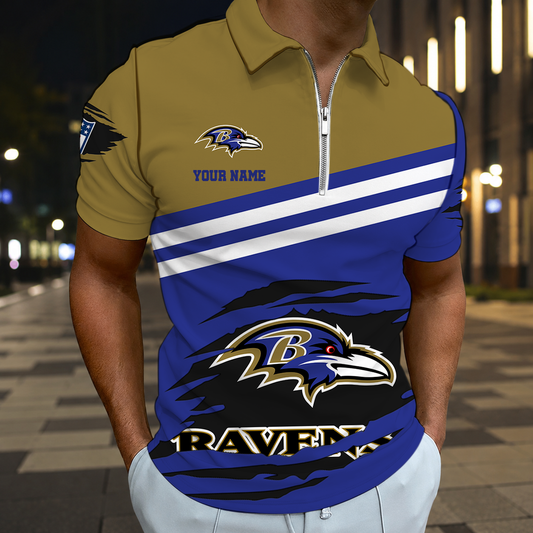 LIMITED EDITION - NEW CUSTOMIZED NFL28 BTR BALTIMORE RAVENS T-SHIRT, POLO SHIRT, ZIP POLO SHIRT, SWEATSHIRT, HOODIE & ZIP HOODIE