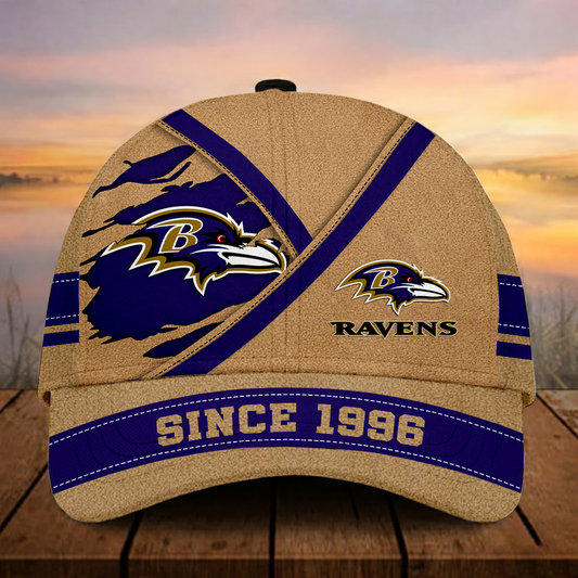LIMITED EDITION - NEW CUSTOMIZED NFL28 BTR BALTIMORE RAVENS CLASSIC CAP