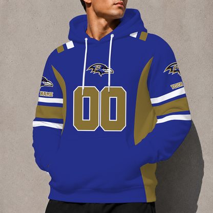 LIMITED EDITION - NEW CUSTOMIZED NFL28 BTR BALTIMORE RAVENS T-SHIRT, POLO SHIRT, ZIP POLO SHIRT, SWEATSHIRT, HOODIE & ZIP HOODIE