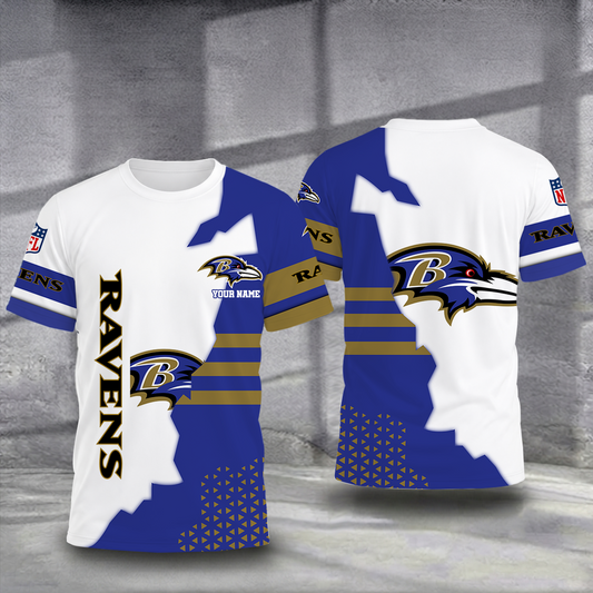 LIMITED EDITION - NEW CUSTOMIZED NFL28 BTR BALTIMORE RAVENS T-SHIRT, POLO SHIRT, ZIP POLO SHIRT, SWEATSHIRT, HOODIE & ZIP HOODIE