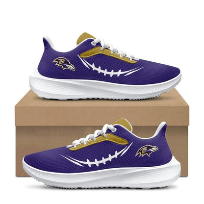 [SPECIAL OFFER] NEW CUSTOMIZED NFL28 BTR BALTIMORE RAVENS ROAD RUNNING SHOES