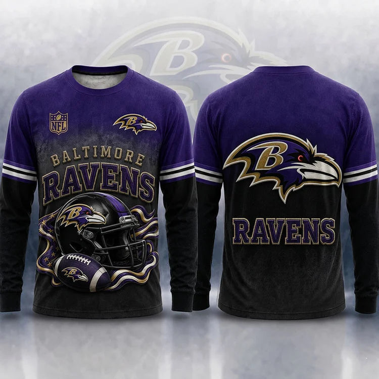 LIMITED EDITION - NEW CUSTOMIZED NFL28 BALTIMORE RAVENS T-SHIRTS, POLO, SWEASHIRTS, V-NECK T-SHIRT, HOODIE & ZIP HOODIE