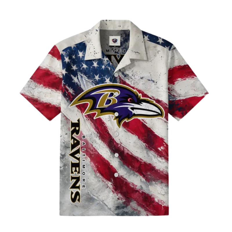 LIMITED EDITION - NEW CUSTOMIZED NFL28 BTR BALTIMORE RAVENS UNISEX HAWAIIAN SHIRT