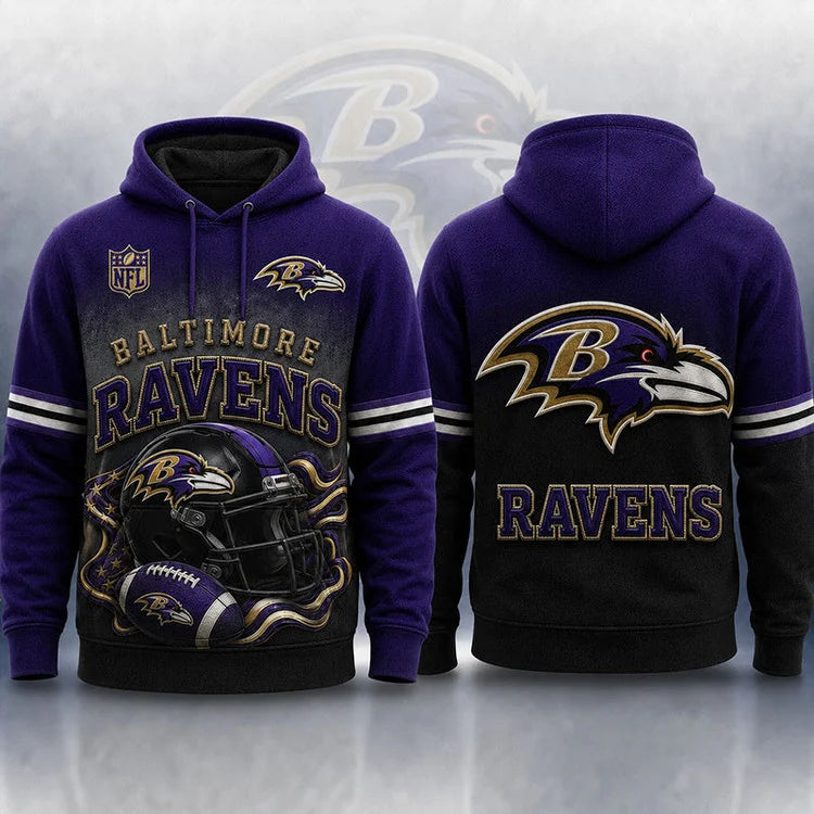 LIMITED EDITION - NEW CUSTOMIZED NFL28 BALTIMORE RAVENS T-SHIRTS, POLO, SWEASHIRTS, V-NECK T-SHIRT, HOODIE & ZIP HOODIE
