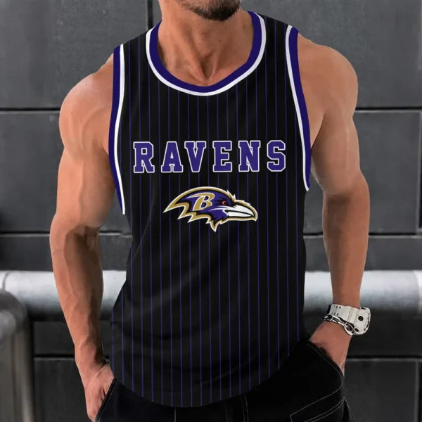 [SPECIAL OFFER] NEW CUSTOMIZED NFL28 BTR BALTIMORE RAVENS UNISEX TANK TOP