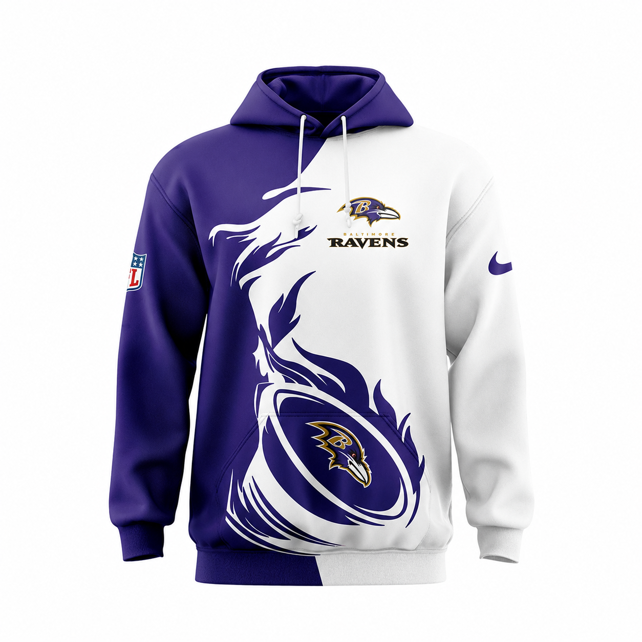 LIMITED EDITION - NEW CUSTOMIZED NFL28 BTR BALTIMORE RAVENS T-SHIRT, POLO SHIRT, ZIP POLO SHIRT, SWEATSHIRT, HOODIE & ZIP HOODIE