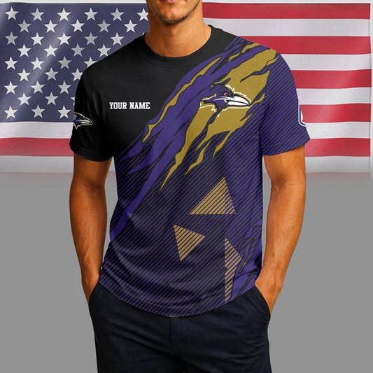 LIMITED EDITION - NEW CUSTOMIZED NFL28 BTR BALTIMORE RAVENS T-SHIRT, POLO SHIRT, ZIP POLO SHIRT, SWEATSHIRT, HOODIE & ZIP HOODIE
