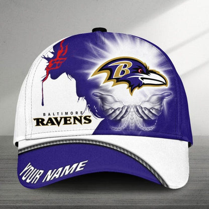 LIMITED EDITION - NEW CUSTOMIZED NFL28 BTR BALTIMORE RAVENS CLASSIC CAP