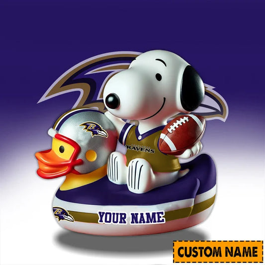 LIMITED EDITION - NEW CUSTOMIZED NFL28 BT RAVENS SNOOPY ACRYLIC BLOCK