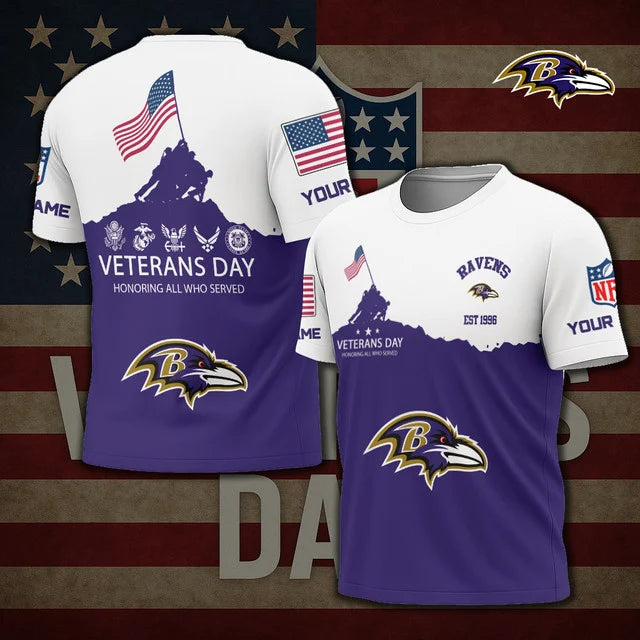 LIMITED EDITION - NEW CUSTOMIZED NFL28 BT RAVENS UNISEX T-SHIRT, SWEATSHIRT, HOODIE & ZIP HOODIE