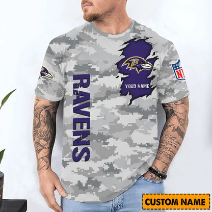 LIMITED EDITION - NEW CUSTOMIZED NFL28 BTR BALTIMORE RAVENS T-SHIRT, POLO SHIRT, ZIP POLO SHIRT, SWEATSHIRT, HOODIE & ZIP HOODIE