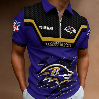 LIMITED EDITION - NEW CUSTOMIZED NFL28 BTR BALTIMORE RAVENS T-SHIRT, POLO SHIRT, ZIP POLO SHIRT, SWEATSHIRT, HOODIE & ZIP HOODIE