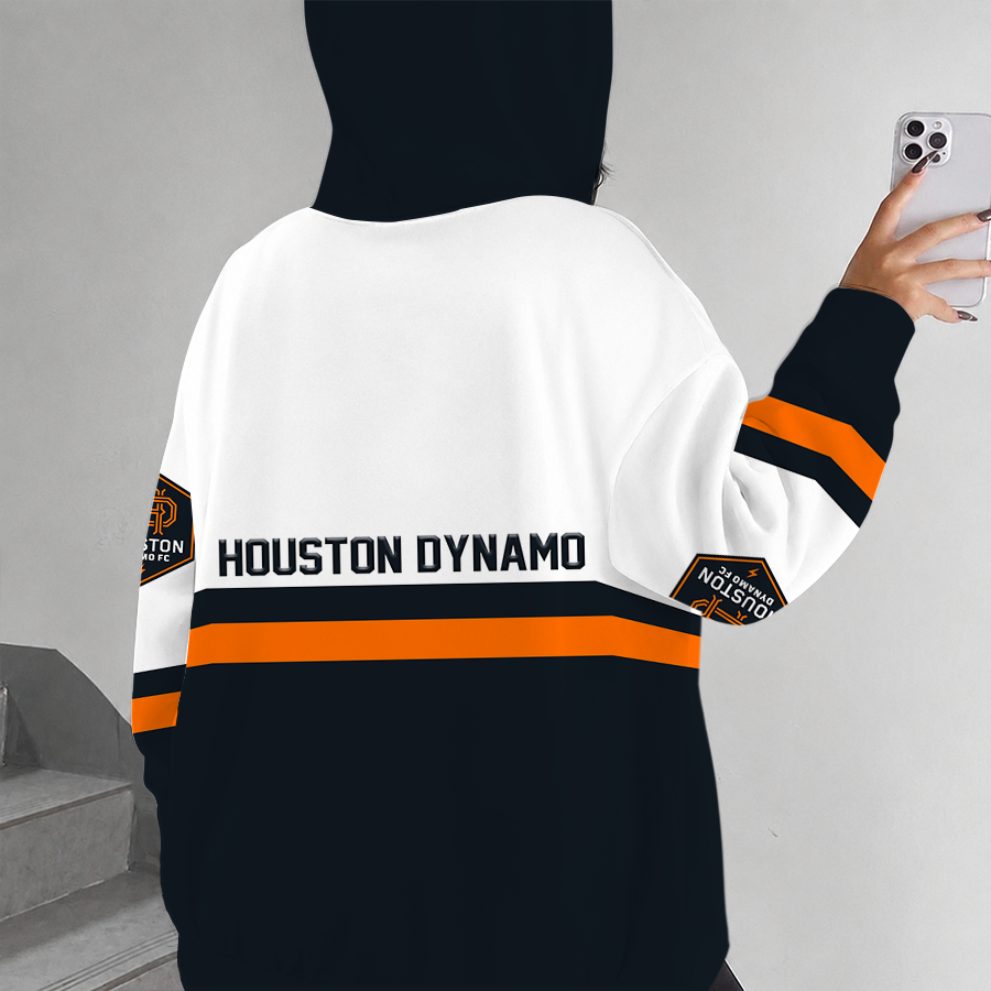 [FAN EXCLUSIVE] NEW CUSTOMIZED MLS28 HDF HOUSTON DYNAMO FC ZIP HOODIE