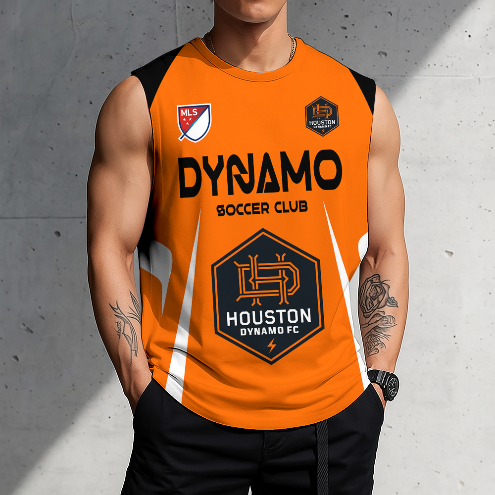 LIMITED EDITION - NEW CUSTOMIZED MLS28 HDF HT DYNAMO TANK TOP & GYM SHIRT