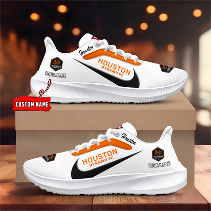 [FAN EXCLUSIVE] NEW CUSTOMIZED MLS28 HDF HOUSTON DYNAMO FC ROAD RUNNING SHOES
