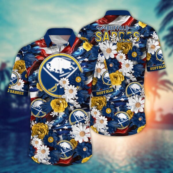 VIRAL EDITION - NEW CUSTOMIZED NHL28 BFS BUFFALO SABRES INDEPENDENCE DAY UNISEX HAWAIIAN SHIRT