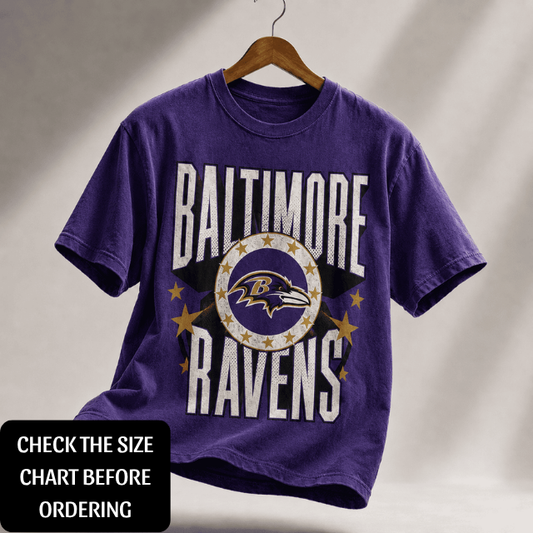 ELITE EDITION - NEW CUSTOMIZED NFL28 BTR BALTIMORE RAVENS T-SHIRT, POLO SHIRT, ZIP POLO SHIRT, HOODIE, ZIP HOODIE & SWEATSHIRT