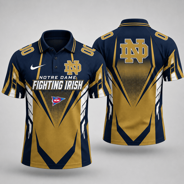 SPECIAL EDITION - NEW CUSTOMIZED NCAA FBS28 NFI NOTRE DAME FIGHTING IRISH POLO SHIRT, ZIP POLO SHIRT, HOODIE, ZIP HOODIE, T-SHIRT & SWEATSHIRT