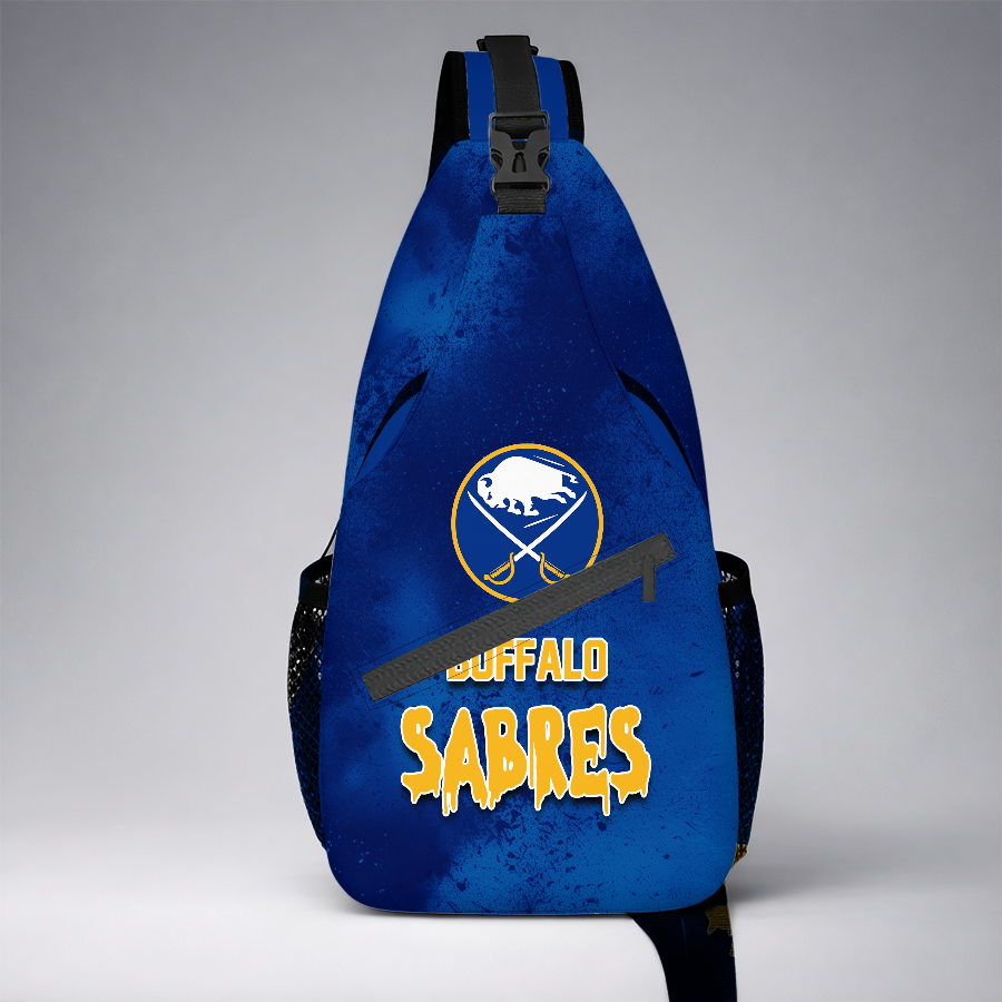 [SUPER SALE] NEW CUSTOMIZED NHL28 BFS BUFFALO SABRES SLING BAG