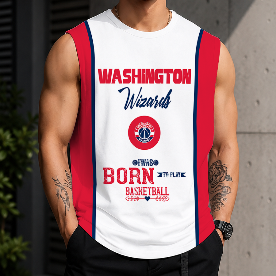 [HOT DEAL] NEW CUSTOMIZED NBA28 WWI WASHINGTON WIZARDS TANK TOP