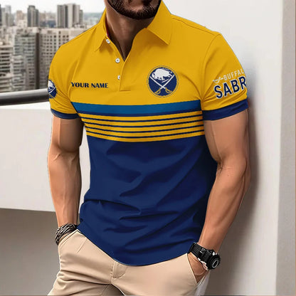 VIRAL EDITION - NEW CUSTOMIZED NHL28 BFS BUFFALO SABRES POLO SHIRT, ZIP POLO SHIRT & T-SHIRTS