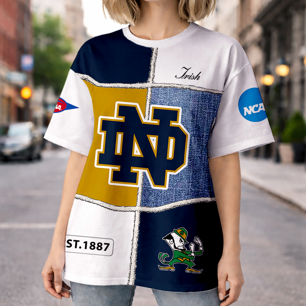 VIRAL EDITION - NEW CUSTOMIZED NCAA FBS28 NFI ND FIGHTING IRISH HOODIE, T-SHIRTS, ZIP HOODIE, SWEATSHIRTS & POLO SHIRT