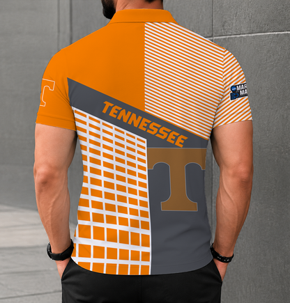 VIRAL EDITION - NEW CUSTOMIZED NCAA MAM28 TNV TENNESSEE VOLUNTEERS POLO SHIRT
