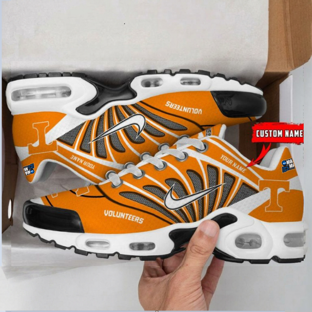 LIMITED EDITION - NEW CUSTOMIZED MAM NCAA28 TNV TN VOLUNTEERS UNISEX AIR MAX PLUS SNEAKERS