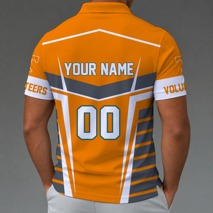 [FAN FAVORITE] NEW CUSTOMIZED NCAA MAM28 TNV TENNESSEE VOLUNTEERS STRAPPY POLO SHIRT