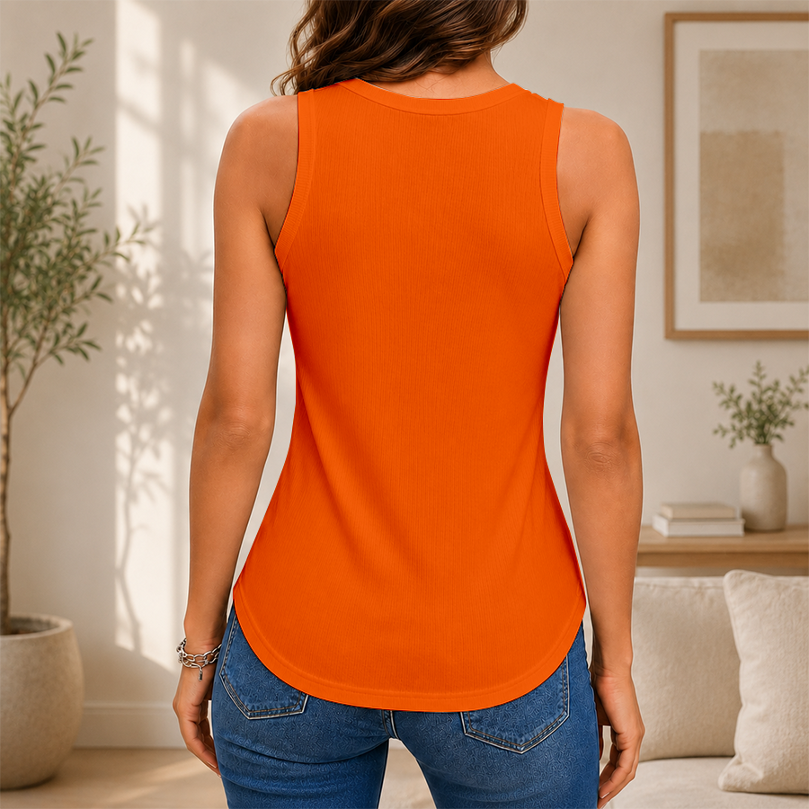[FAN FAVORITE] NEW CUSTOMIZED NCAA CWS28 VIC VIRGINIA CAVALIERS WOMEN'S V-NECK TANK TOP