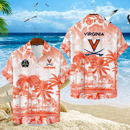 LIMITED EDITION - NEW CUSTOMIZED CWS28 VIC VIRGINIA CAVALIERS UNISEX HAWAIIAN SHIRT