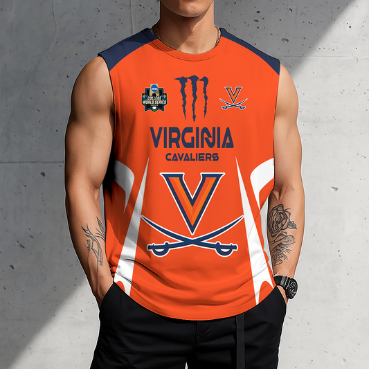 LIMITED DROP - NEW CUSTOMIZED | NCAA CWS28 VIC VI CAVALIERS MEN'S GYM SHIRT