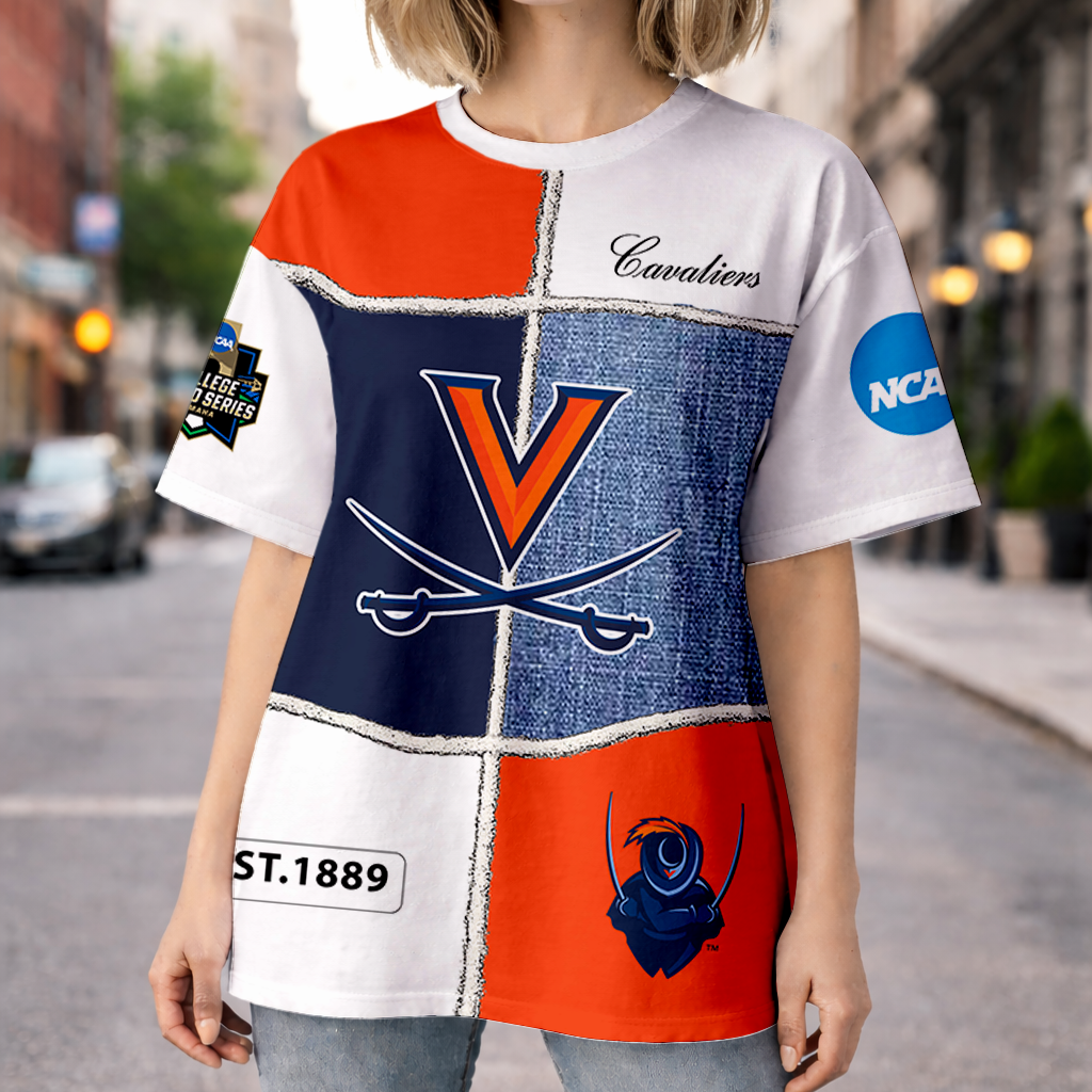LIMITED EDITION - NEW CUSTOMIZED NCAA CWS28 VIC VIRGINIA CAVALIERS HOODIE, T-SHIRTS, ZIP HOODIE, SWEATSHIRTS & POLO SHIRT