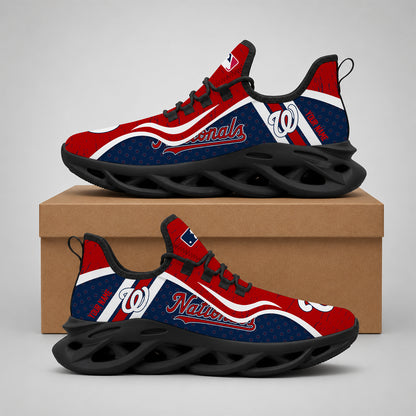 ELITE EDITION - NEW CUSTOMIZED MLB28 WNS WASHINGTON NATIONALS MAX SOUL SHOES