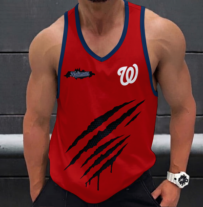 VIRAL EDITION - NEW CUSTOMIZED MLB28 WASHINGTON NATIONALS UNISEX TANK TOP